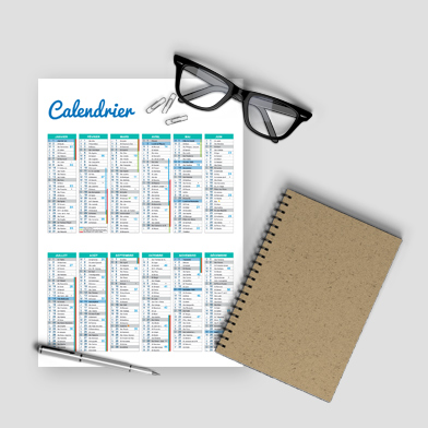 calendrier souple