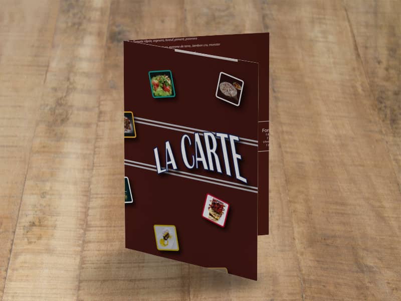 Carte de menu Gambrinus