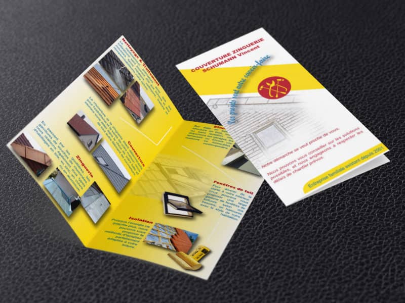 flyer 2 volets couverture schumann