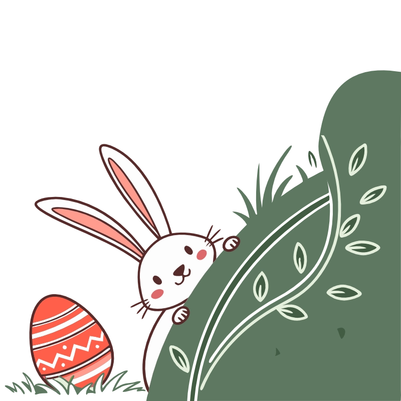 oeufs lapins printemps paques