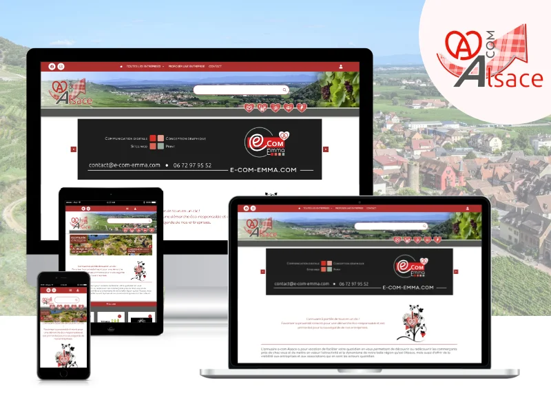 Site web A-com Alsace