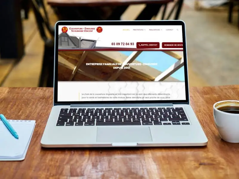 Site Web Couverture-zinguerie Schumann Vincent